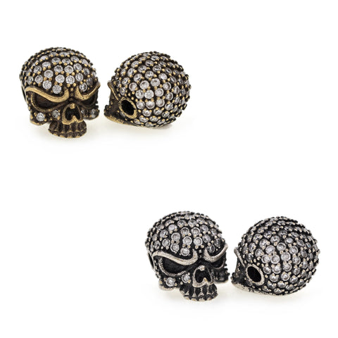 Ugly Skull Beads Men Bracelet DIY Jewelry Handcrafted 10x12mm - BestBeaded