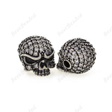Ugly Skull Beads Men Bracelet DIY Jewelry Handcrafted 10x12mm - BestBeaded
