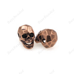 Faceted Skull Bead Bracelet Jewelry Findings 8x13mm - BestBeaded