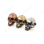 Faceted Skull Bead Bracelet Jewelry Findings 8x13mm - BestBeaded