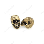 Faceted Skull Bead Bracelet Jewelry Findings 8x13mm - BestBeaded