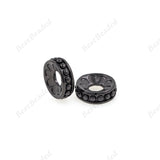 8mm Brass Spacer Bead Charms DIY Jewelry Supplies - BestBeaded