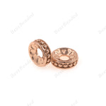 8mm Brass Spacer Bead Charms DIY Jewelry Supplies - BestBeaded