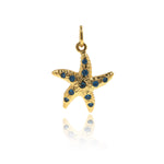 Starfish Pendant Charms Necklace/Bracelet Star Pendant ,DIY Jewelry Making 14x17mm - BestBeaded