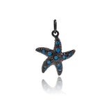 Starfish Pendant Charms Necklace/Bracelet Star Pendant ,DIY Jewelry Making 14x17mm - BestBeaded