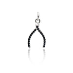 Wish Bone Necklace Pendant Charm,Lucky Pendant for DIY Bracelet Jewelry Making 10x17mm - BestBeaded