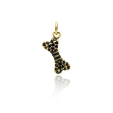 Dog Bone Pendant Charm,Personalized Jewelry Making Accessory 13x7mm - BestBeaded