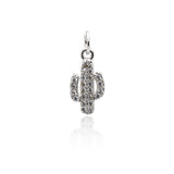 Shiny Cactus Zircon Pendant-DIY Jewelry Making Accessories    7x9mm