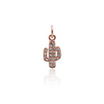 Shiny Cactus Zircon Pendant-DIY Jewelry Making Accessories    7x9mm