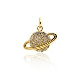 Shiny Universe Zircon Pendant-DIY Jewelry Making Accessories    12x16mm