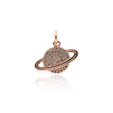 Shiny Universe Zircon Pendant-DIY Jewelry Making Accessories    12x16mm