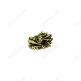 Dragon Head Spacer Bead,Animal Head Bead Charm for Bracelet/Necklace Making Supplies 13x8mm - BestBeaded