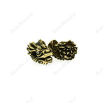 Dragon Head Spacer Bead,Animal Head Bead Charm for Bracelet/Necklace Making Supplies 13x8mm - BestBeaded