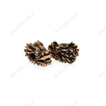 Dragon Head Spacer Bead,Animal Head Bead Charm for Bracelet/Necklace Making Supplies 13x8mm - BestBeaded