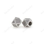 Cube Bead,Metal Square Spacer Beads,Bracelet Charms,DIY Jewelry Findings 7x7mm - BestBeaded