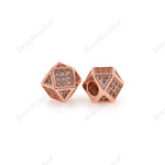 Cube Bead,Metal Square Spacer Beads,Bracelet Charms,DIY Jewelry Findings 7x7mm - BestBeaded