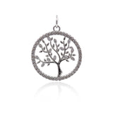 Tree of Life Charm,Family Tree Pendant,Bracelet Charms,DIY Jewelry Findings 19mm - BestBeaded