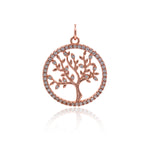 Tree of Life Charm,Family Tree Pendant,Bracelet Charms,DIY Jewelry Findings 19mm - BestBeaded