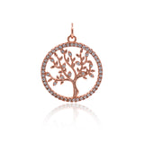 Tree of Life Charm,Family Tree Pendant,Bracelet Charms,DIY Jewelry Findings 19mm - BestBeaded