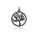 Tree of Life Charm,Family Tree Pendant,Bracelet Charms,DIY Jewelry Findings 19mm - BestBeaded