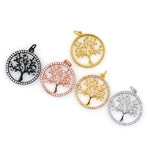 Tree of Life Charm,Family Tree Pendant,Bracelet Charms,DIY Jewelry Findings 19mm - BestBeaded
