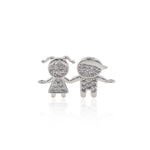 Gold Filled Kids Charm,Boy Charm,Girl Charm,Kids Pendant,Wholesale Charms for Jewelry Making    25x14mm
