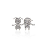 Gold Filled Kids Charm,Boy Charm,Girl Charm,Kids Pendant,Wholesale Charms for Jewelry Making    25x14mm