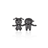 Gold Filled Kids Charm,Boy Charm,Girl Charm,Kids Pendant,Wholesale Charms for Jewelry Making    25x14mm