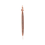 Exquisite Rhinestone Strip Pendant-DIY Jewelry Accessories   2x30mm