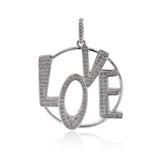 Openwork Love Pendant Spacer Beads DIY Jewelry Making 28x31mm - BestBeaded