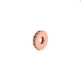 Disc Micro-Pavé Spacer Beads-Suitable For Bracelet Accessories