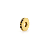 CZ Big Hole Spacer Loose Beads,Charm Cubic Zircon beads For Jewelry