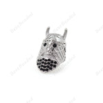 Warrior Helmet Spacer Beads Gemstone Bracelet Charms 11x20mm - BestBeaded