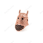 Warrior Helmet Spacer Beads Gemstone Bracelet Charms 11x20mm - BestBeaded
