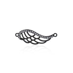 Angel Wings Charm,Wing Connector DIY Jewelry Findings 28x9mm - BestBeaded