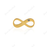 Stainless Steel Infinity Bracelet/Necklace Pendant 20x9mm - BestBeaded