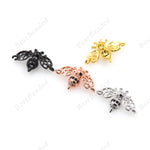 Bee Inspired Charm,Insect Bracelet Necklace Connector Link,DIY Handmade Findings 20x13mm - BestBeaded