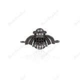 Bee Wasp Connector,Insect Charm,Bracelet Links,Plated Brass Beads,DIY Jewelry Supplies 22x12mm - BestBeaded