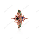 Bee Housefly Firefly Inspired Insect Pendant Jewelry Findings 16x17mm - BestBeaded
