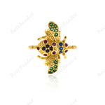 Bee Housefly Firefly Inspired Insect Pendant Jewelry Findings 16x17mm - BestBeaded