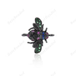 Bee Housefly Firefly Inspired Insect Pendant Jewelry Findings 16x17mm - BestBeaded