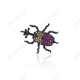 Beetle Pendant Charm Connector/Link Spacer Beads 25x20mm - BestBeaded