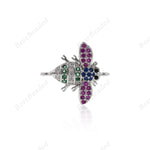 Bee Connector Link Pendant Jewelry Findings 18x17mm - BestBeaded
