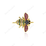 Bee Connector Link Pendant Jewelry Findings 18x17mm - BestBeaded
