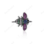 Bee Connector Link Pendant Jewelry Findings 18x17mm - BestBeaded