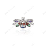 Bee Connector Link Insect Pendant Charm Findings 19x10mm - BestBeaded