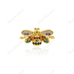 Bee Connector Link Insect Pendant Charm Findings 19x10mm - BestBeaded