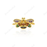 Bee Connector Link Insect Pendant Charm Findings 19x10mm - BestBeaded
