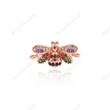 Bee Connector Link Insect Pendant Charm Findings 19x10mm - BestBeaded