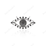 Evil Eye Connector Jewelry Spacer Links 26x13mm - BestBeaded